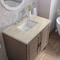 James Martin Vanities Portland 36" Single Vanity, Whitewashed Walnut, w/ 3 CM Tajnar Eclos Top 620-V36-WW-3TJR - alternate 9