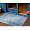Homeroots 3' X 5' Blue Geometric Washable Indoor Outdoor Area Rug 608088 - alternate 1