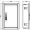 Siemens ALPHA 160 DIN flush-mounted board SK2 h=500 w=300 d=120 8GK1031-1KK10 - alternate 3