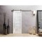 Sartodoors Barn Door 30x96 inches White Solid Core Modern Interior QUADRO4088BD-S-GLOS-3096 - alternate 1
