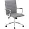 Boss B9533C Task Chair, Gray Back, 23 in W 26" L 38-1/2" H, Fixed, Vinyl Seat B9533C-GY - alternate 1