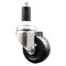 Service Caster 3 Inch 316SS Hard Rubber Wheel Swivel 1-3/8 Inch Expanding Stem Caster SCC SCC-SS316EX20S314-HRS-138 - alternate 1