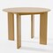 Homeroots 42" Beige Solid Wood Round Top Dining Table 712176 - alternate 6