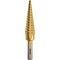 Neiko Titanium Step Drill Bit, High-Speed Alloy-Steel Bit, 13 Step Sizes from 1/8 Inch to 1/2 Inch 10182A - alternate 1