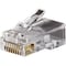 Klein Tools Modular Data Plugs RJ45, CAT5e, 100-Pack VDV826-611 - alternate 1