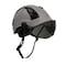 Malta Dynamics Safety Helmet w/Tinted Visor, Acrylonitrile Butadiene Styrene (ABS), Ratchet, Grey HTG2002 - alternate 1