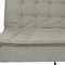 Homeroots 77" Gray Fabric Convertible Futon Sleeper Reclining Sofa 719572 - alternate 9