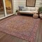 Homeroots 5' X 8' Orange And Red Medallion Washable Indoor Outdoor Area Rug 616281 - alternate 8
