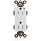 Leviton Straight Blade Receptacle, 5-15R, 15 A, 125V AC, Surface Mount, Isolated Ground MT162-IGW - alternate 1