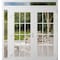 Vdomdoors Front Exterior Prehung Metal-Plastic Double Doors Clear Glass / MANUX 8355 White Silk / Office Comm MANUX8355DEXD-WS-W72+14xH80+12-RH-I - alternate 1