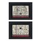Homeroots Set Of Two Hot Bath 1 Black Framed Print Bathroom Wall Art, 2PK 405915 - alternate 1