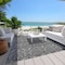 Homeroots 5' X 8' Gray Damask Washable Non Skid Indoor Outdoor Area Rug 563875 - alternate 8