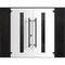 Vdomdoors Front Exterior Prehung Aluminum Double Doors Ronex1055 Teak Mirrored Clear Glass 2 Sidelights Entry RONEX1055DEXD-OAK-W14+72+14xH96-RH-I - alternate 1