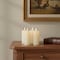 Homeroots Set of Four Ivory Flameless Pillar Candles, 4PK 633833 - alternate 6