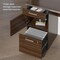 Bestar U Shaped Desk U-Shaped Desk, Lat. File/Bkcs, Drk Choc, 93.6" D X 65.9" H, 65" W X Melamine 52850-79 - alternate 8