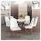 Leisuremod Verisma Collection Modern Wooden Dining Chair in White, 4PK VC57W4 - alternate 10