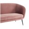 Homeroots 75" Coral Sofa With Black Legs 480909 - alternate 10