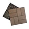Edendirect 1 ft. x 1 ft. Wood-Plastic Composite Interlocking Deck Tile in Walnut Taupe 20 sq. ft./Box ED-W2805P205357 - alternate 1