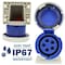 Walther-Werke Pin and Sleeve Receptacle, 20A, 230/3Ã¸Y 120/208, 3 Phase, 3 Pole, Blue, NEMA Not Rated 518509 - alternate 10