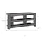 Homeroots 42in Ash Gray Open Shelving TV Stand 332878 - alternate 6