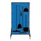 5S Supplies Housekeeping Shadow Board Broom Station V3, Blue / Black Shadows, No Broom, No Text HSB-V3-BLUE-BO-NO TEXT - alternate 1