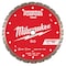 Milwaukee Tool 9" DIAMOND MAX Turbo, General Purpose Diamond Blade 49-93-9109 - alternate 1