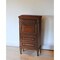 Homeroots 28" Brown Rubberwood Wood Secretary Desk With Three Drawers 389425 - alternate 6