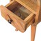 Homeroots 16" Beige Solid Wood Square One Drawer Nightstand 651525 - alternate 15