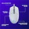 Logitech Logitech G203 Gaming Mouse - Cable - White - USB - 8000 dpi - 6 Button(s) 910005791 - alternate 11