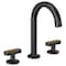 Brizo Kintsu Widespread Lavatory Handle Kit with Wood Insert HI5306-BLWD - alternate 7