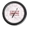 Holland Bar Stool Co University of Louisiana at Lafayette Indoor/Outdoor LED Thermometer ODThrm14BK-08LA-Laf - alternate 1