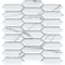 Emser Tile Elegan Series Porcelain Mosaic Tile, 13 in L Tile, 10 in W Tile, Pressed Edge, Calacata, 20PK W95ELEGCA1111MPKM - alternate 2
