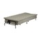 Homeroots 77" Gray Fabric Convertible Futon Sleeper Reclining Sofa 719572 - alternate 10
