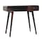 Homeroots 35" Brown Solid Wood Writing Desk 723447 - alternate 9
