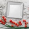 Smarty Had A Party 12" x 12" White Square with Groove Rim Plastic Serving Trays (24 Trays), 24PK 7915-CASE - alternate 11