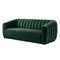 Homeroots 85" Hunter Green Velvet Manufactured Wood Sofa 543937 - alternate 8