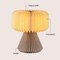 Jonathan Y Zelda 12.8" Modern Art Deco Paper Pleated Shade Accent LED Table Lamp, Natural JYL9107B - alternate 8
