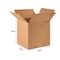 Zoro Select 16 in x 16 in x 16 in Shipping Box, Kraft, Corrugate, Single Wall, 32 ECT 11A747 - alternate 2