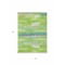 Homeroots 5' X 8' Lime Green And Sky Blue Abstract Washable Indoor Outdoor Area Rug 612516 - alternate 9