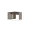 Homeroots 47" Light Gray L Shape Computer Desk With Two Drawers 403822 - alternate 6