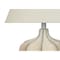 Homeroots 21" Cream Round Table Lamp With Cream Empire Shade 545871 - alternate 8