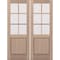 Doornmore G5006, 74.5" x 98" ( 2x36" Door) Left Hand, Mahogany SDL 6 Lite, 1/2 Lite Exterior Door G5006-SW-3696_2_LI - alternate 1