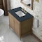 James Martin Vanities Kinnsden 36" Single Vanity, Weathered Oak w/ 3 CM Charcoal Soapstone Silestone Top D680-V36-WTO-3CSP - alternate 10
