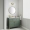 James Martin Vanities Chicago 36 in. Single Vanity, Smokey Celadon, w/ 3 CM Ethereal Noctis Silestone Top 503-V36-SC-3ENC - alternate 6