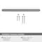 Amerock Revolve 6-5/16 inch (160mm) Center-to-Center Polished Chrome Cabinet Pull, 10PK 10VMP3685426 - alternate 5
