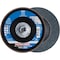 Pferd 6'' x 5/8-11 Thd. POLIFAN Flap Disc - Z SG POWER STEELOX, Zirconia, 40 Grit, Conical 62286 - alternate 1