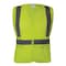 Reflective Apparel ANSI Type R Class 2 Breakaway Mesh Vest with Adjustable Side Wrap Closure 572ET-LM-6X-8X - alternate 1
