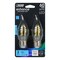 Feit Electric LED Bulb, Decorative, Flame Tip Lamp, 60 W Equivalent, E26 Lamp Base, Dimmable, Clear BPEFC60/950CA/FIL - alternate 2