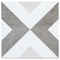 Andova Tiles Luv Ahava Grey 8-in Encaustic Matte Porcelain Wall & Floor Tile ANDLUV457 - alternate 8