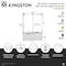 Kingston Brass 60" Acrylic Alcove Right-Hand Drain Tub with Left Sliding Tub Door, White/Matte Black KVTAP603622R0 - alternate 6